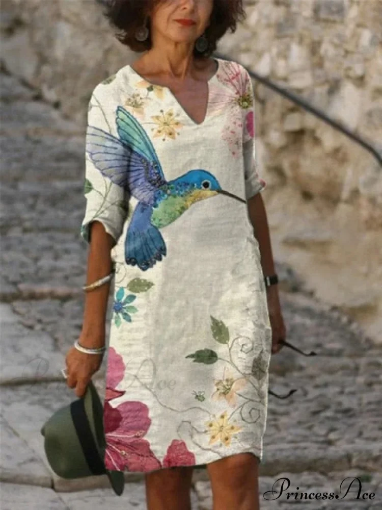 Large Big Printed Boho Casual Party Elegant Dresses - Image 19