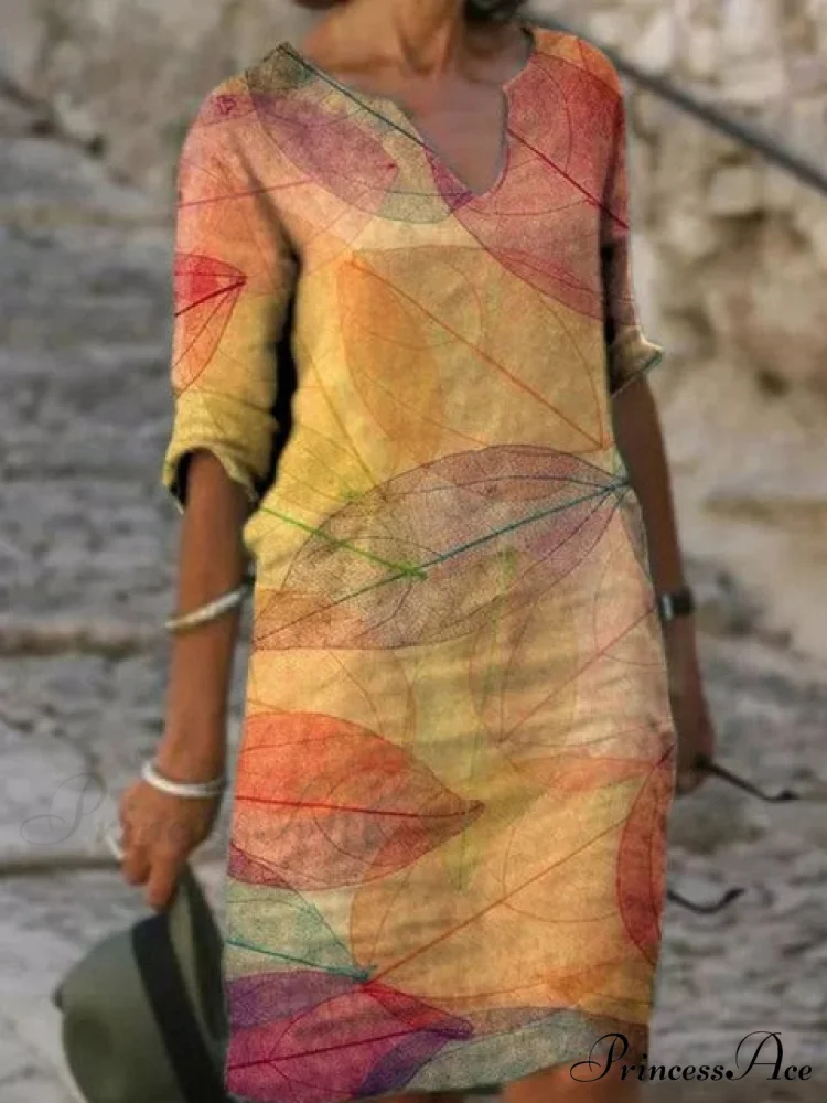 Large Big Printed Boho Casual Party Elegant Dresses - Image 23