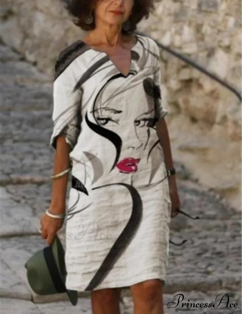 Large Big Printed Boho Casual Party Elegant Dresses - Image 34