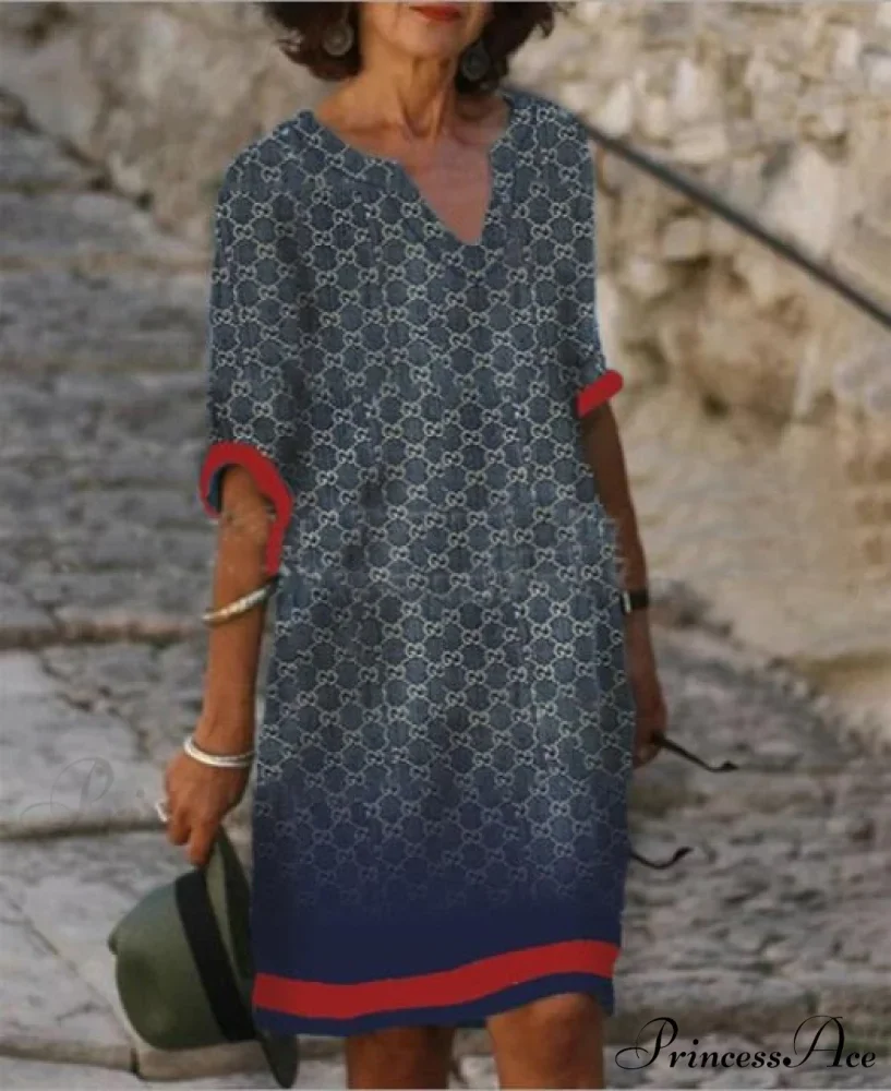 Large Big Printed Boho Casual Party Elegant Dresses - Image 6