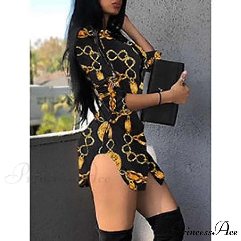 Sexy Nightclub Lace Short Dress - Image 3
