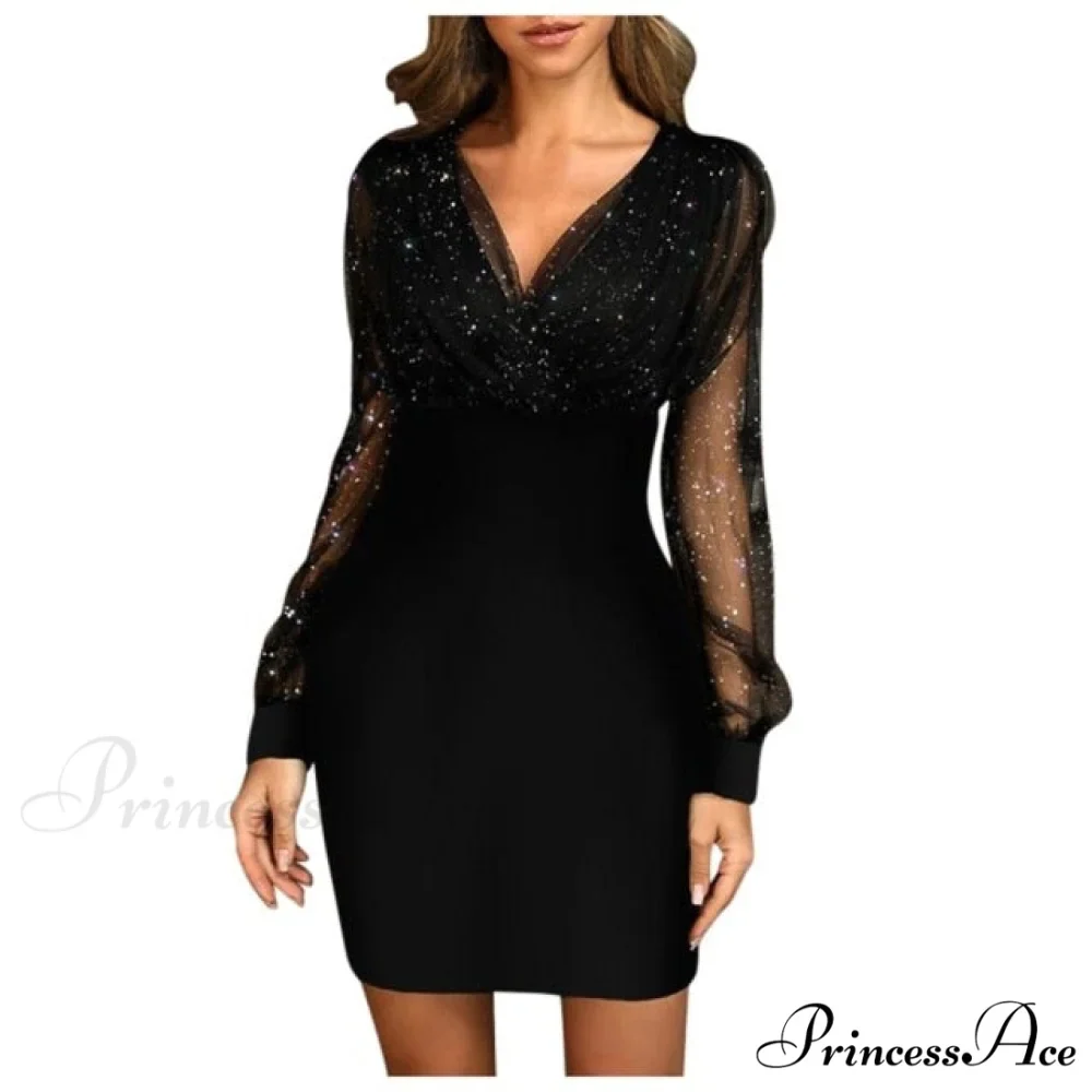 Fashion Elegant Sexy Bag Hip Midi Casual Dress - Image 5