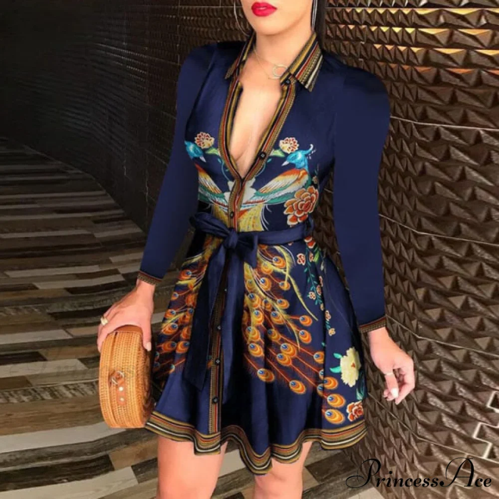 Women Chain Print Sleeveless Dress - Image 5