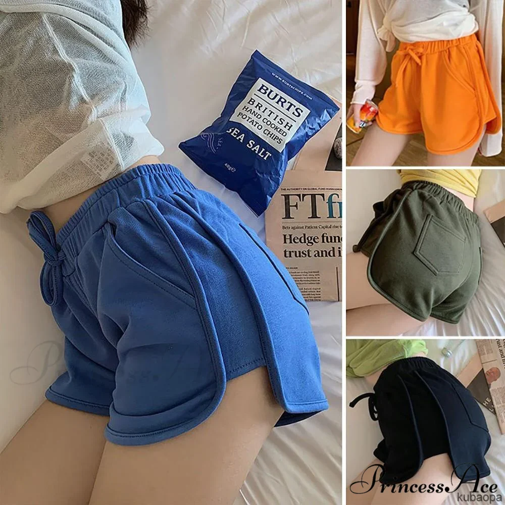 Women Elastic Pocket Shorts - Image 2