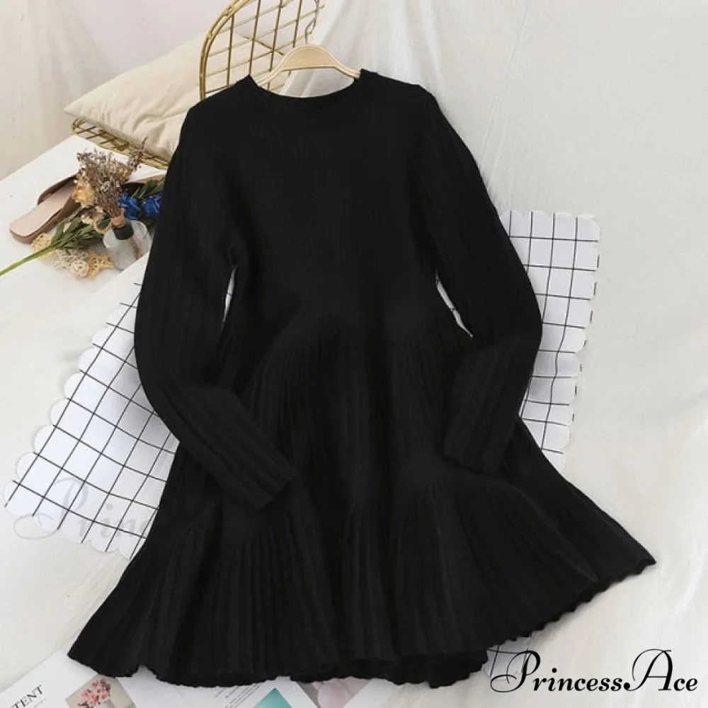 Striped Pleated Mini Dress - Image 2