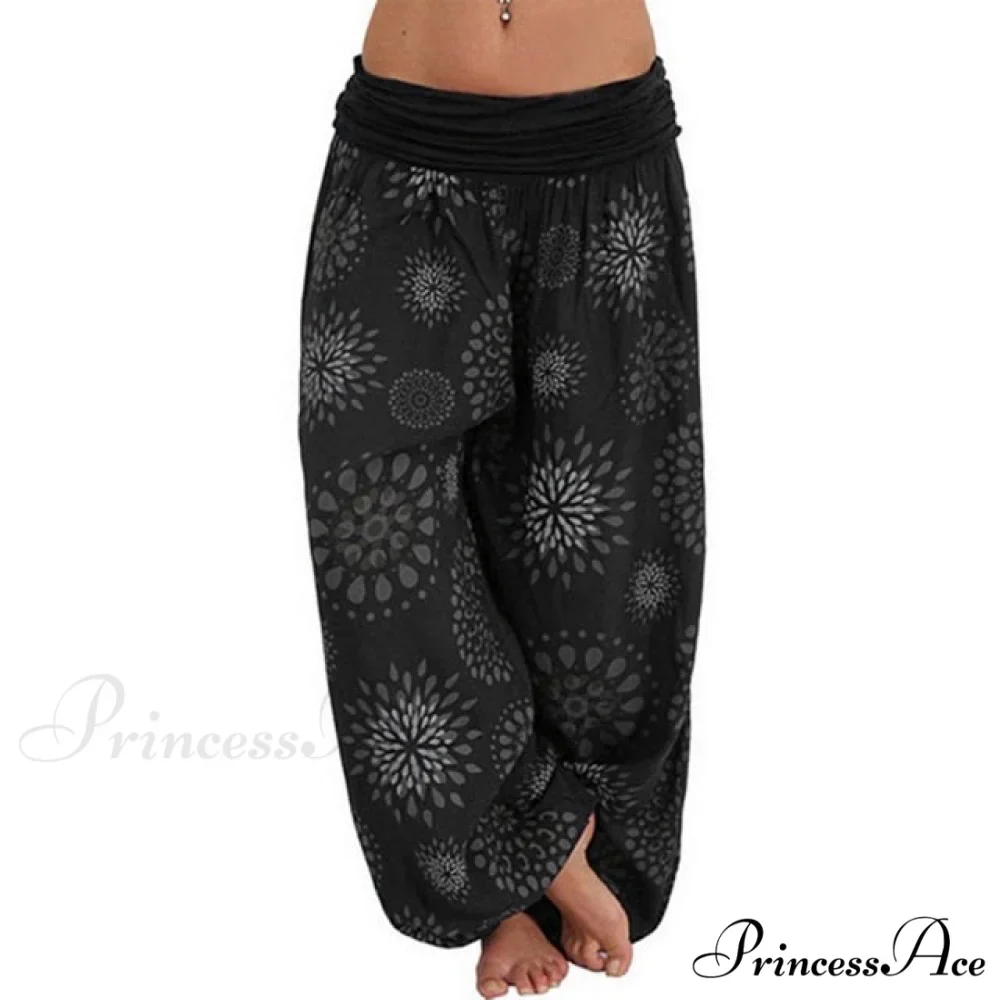 Beach Bohemian Wide Leg Pants - Image 2