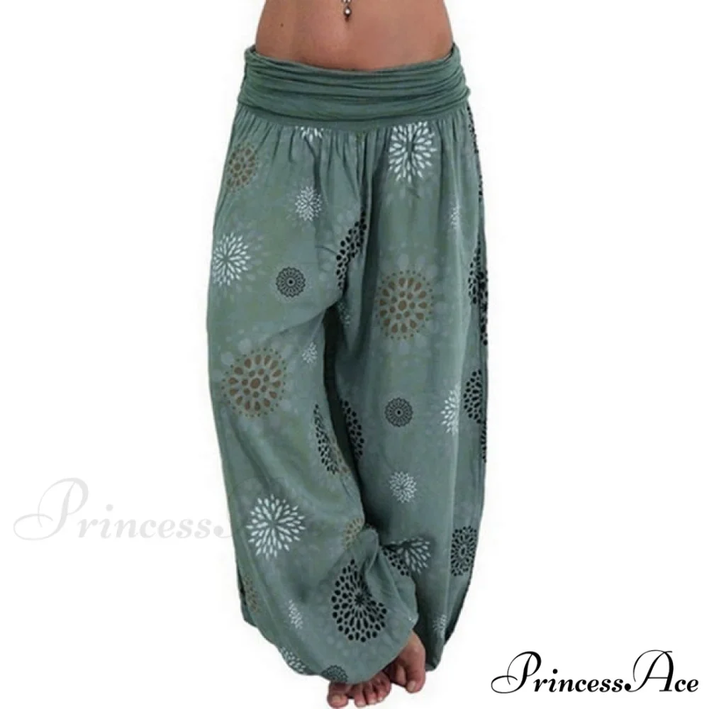 Beach Bohemian Wide Leg Pants - Image 3
