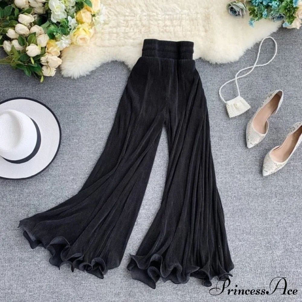 Cool High Waist Pleated Pants - Image 2