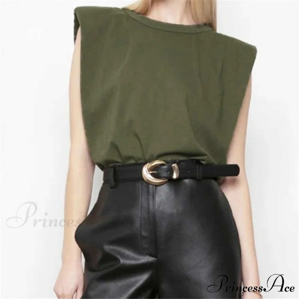 Fashion Loose Sleeveless T-shirt - Image 3