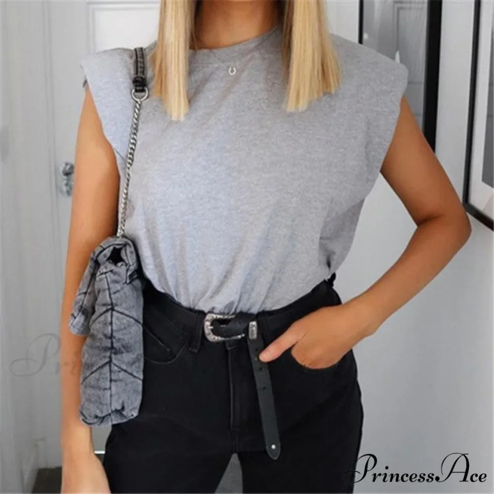 Fashion Loose Sleeveless T-shirt - Image 4