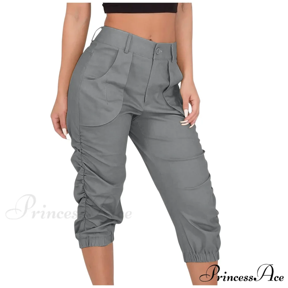 Relaxed-fit Cargo Capri Pant - Image 11