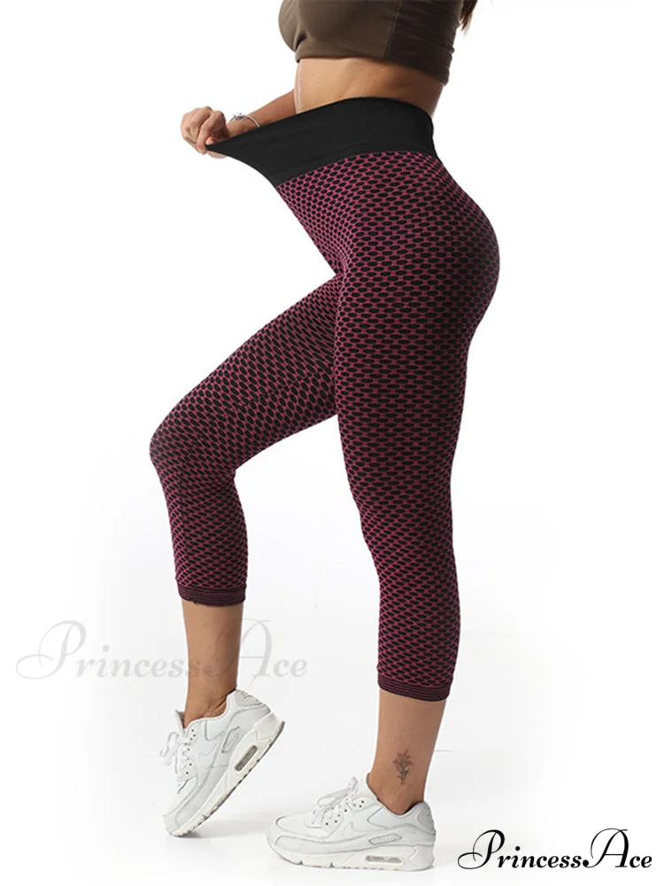 Push Up Flower Printed Capri Pants - Image 20