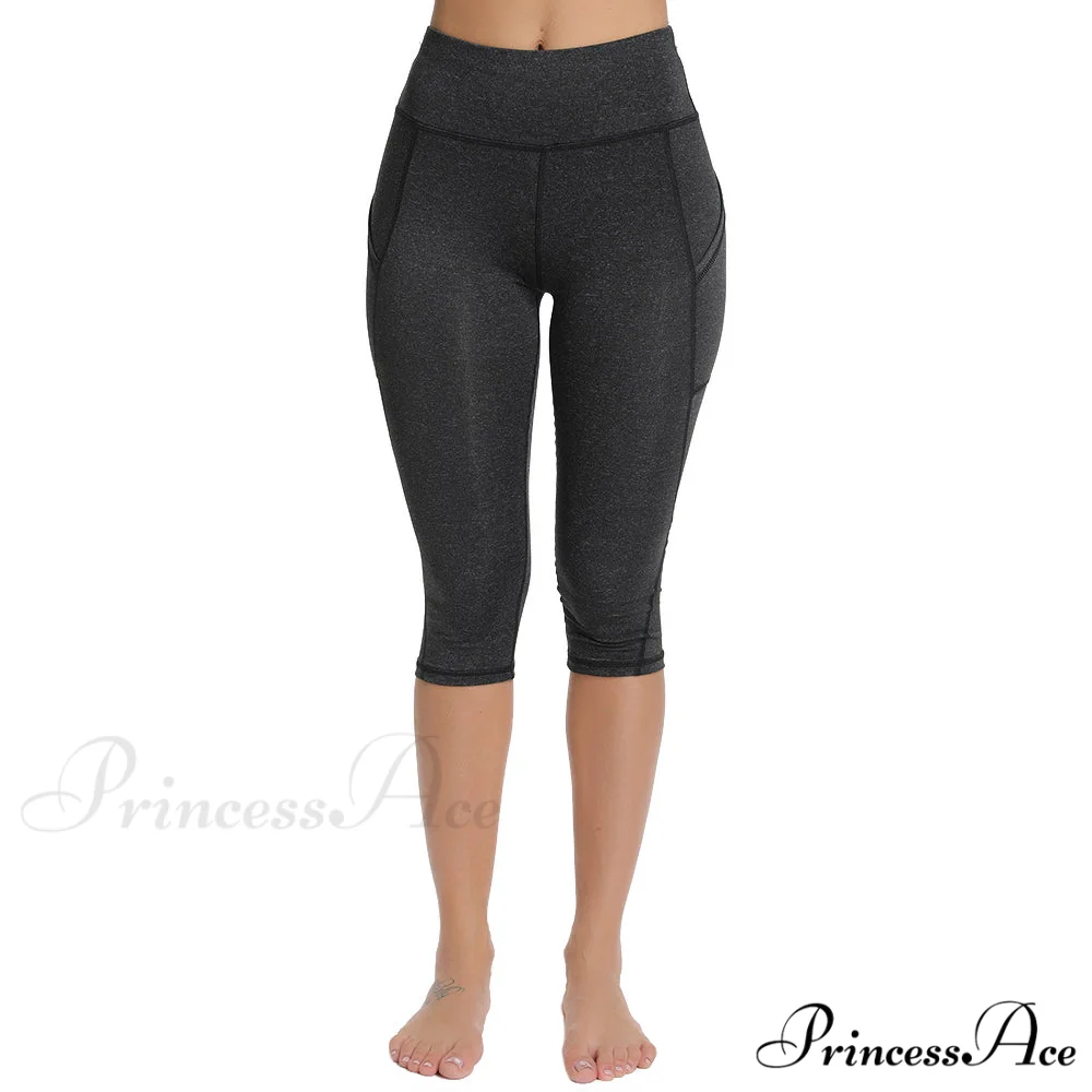 Calf-length Sport leggings Capris Pants - Image 11