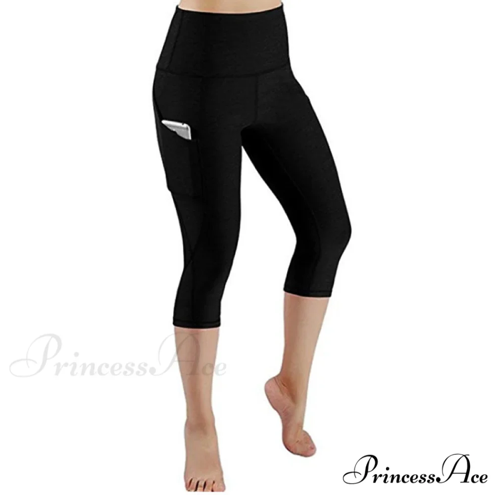 Calf-length Sport leggings Capris Pants - Image 8