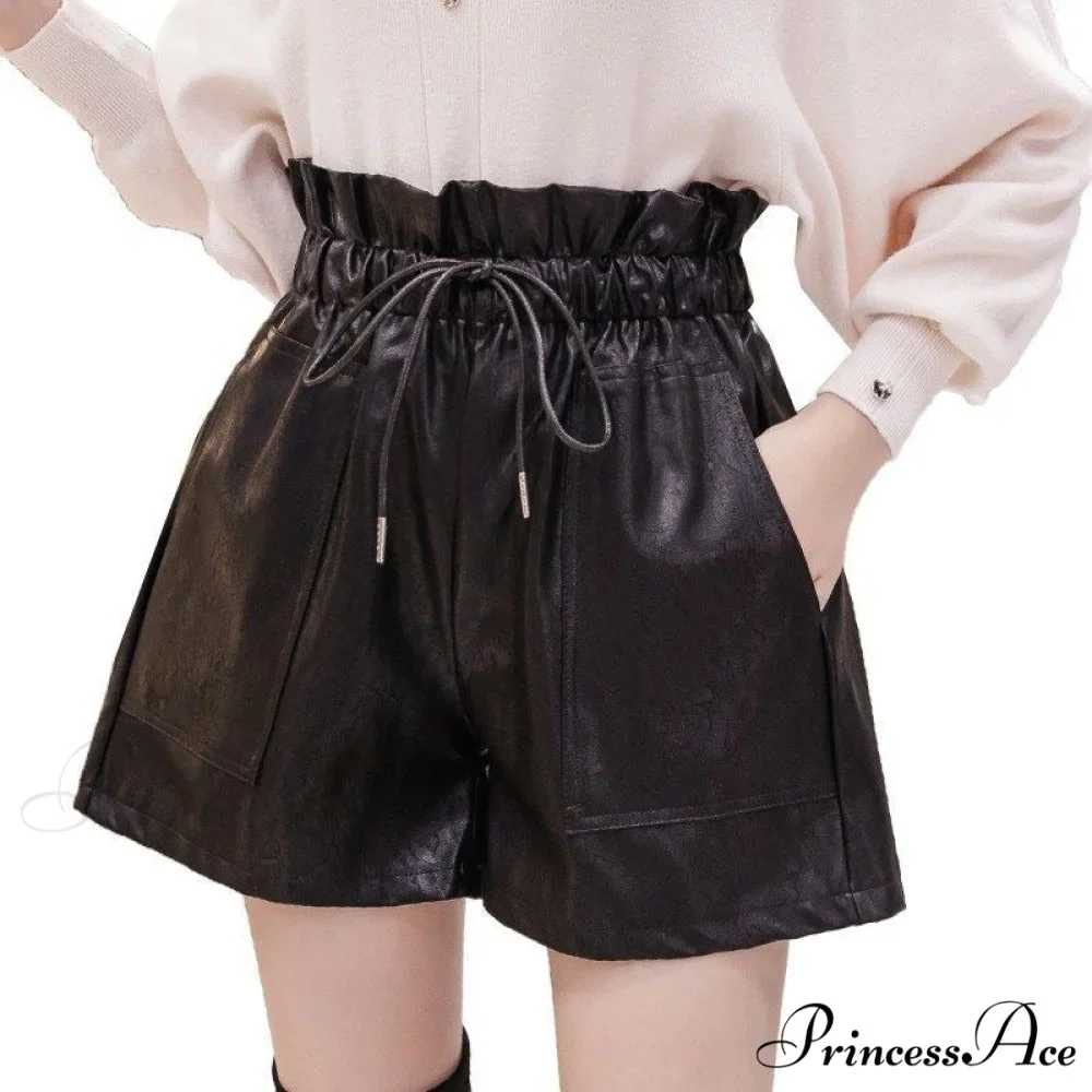 New High Waist Laced Up Shorts - Image 6