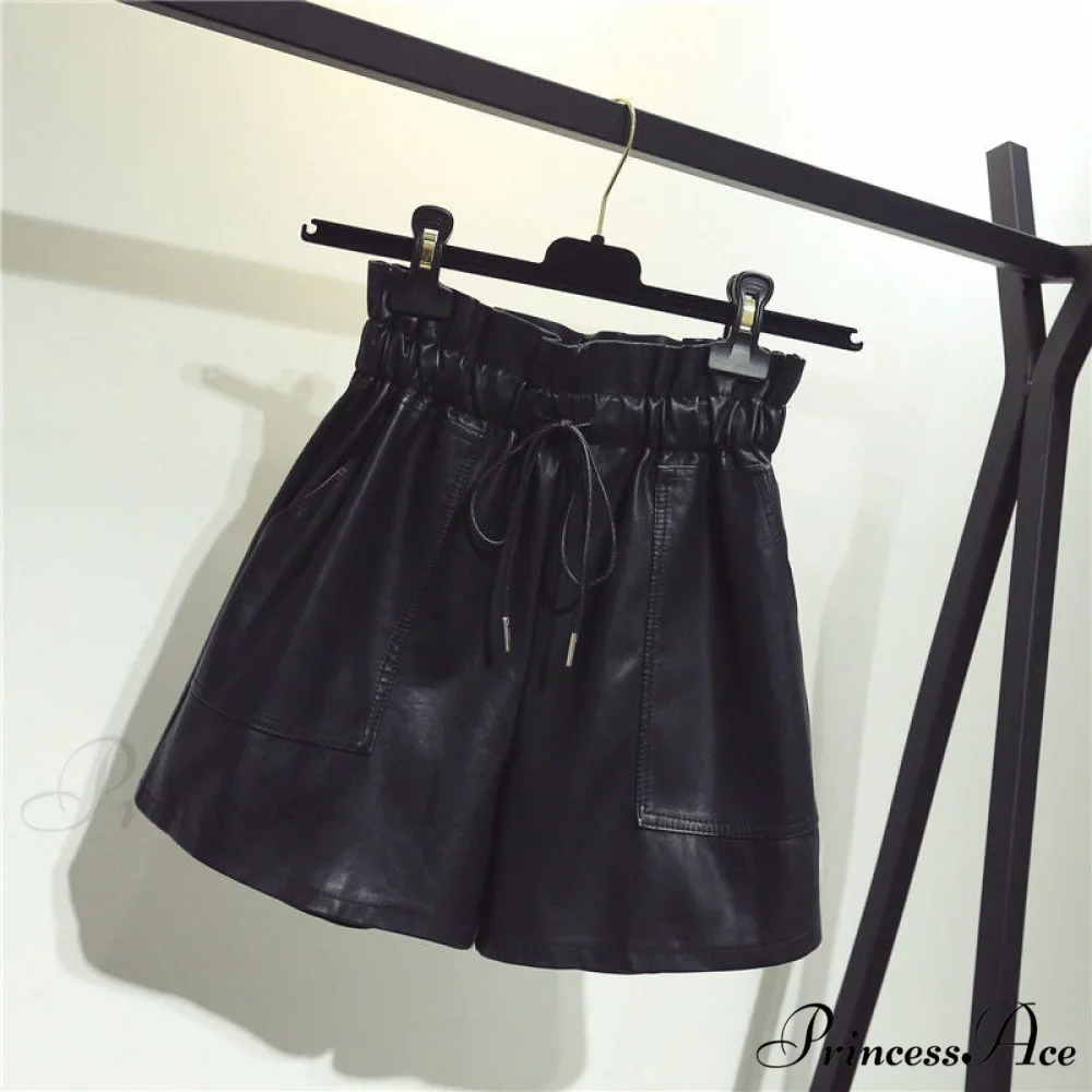 New High Waist Laced Up Shorts - Image 7