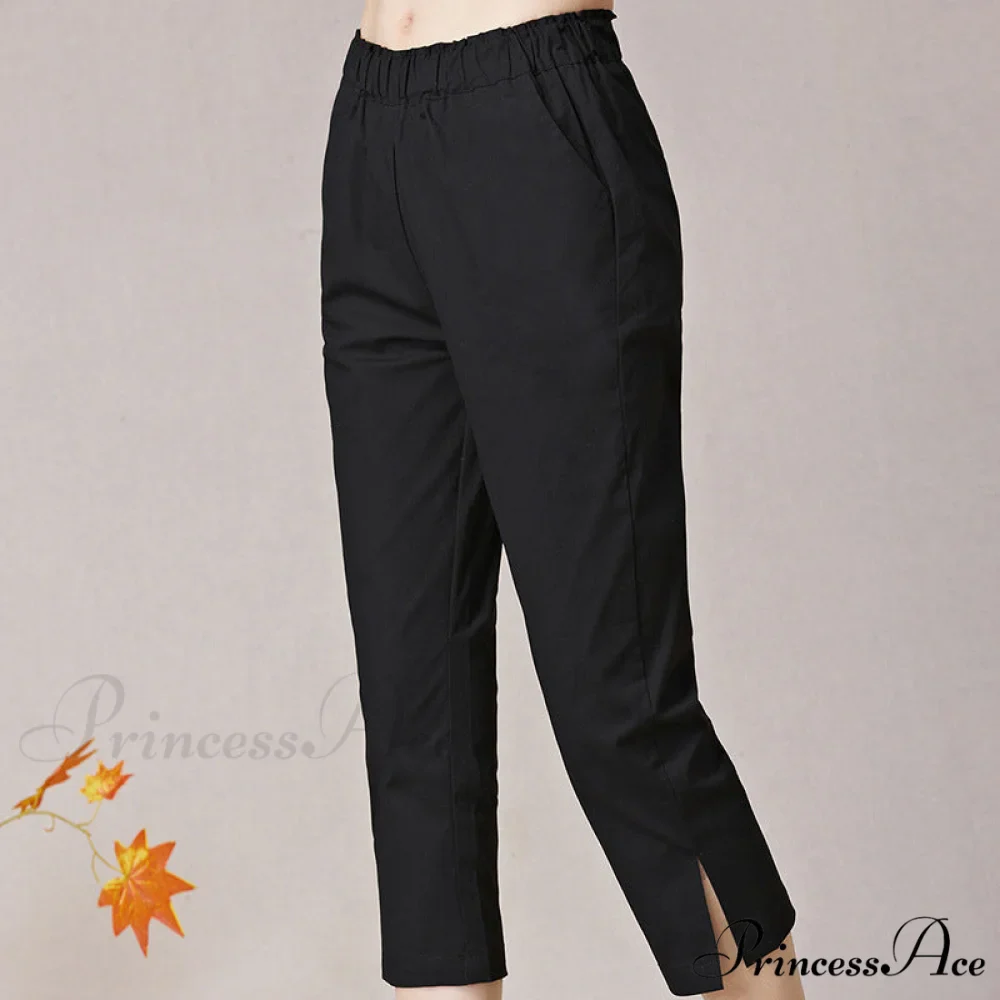 Streetwear Female Candy Color Capris Pants - Image 2