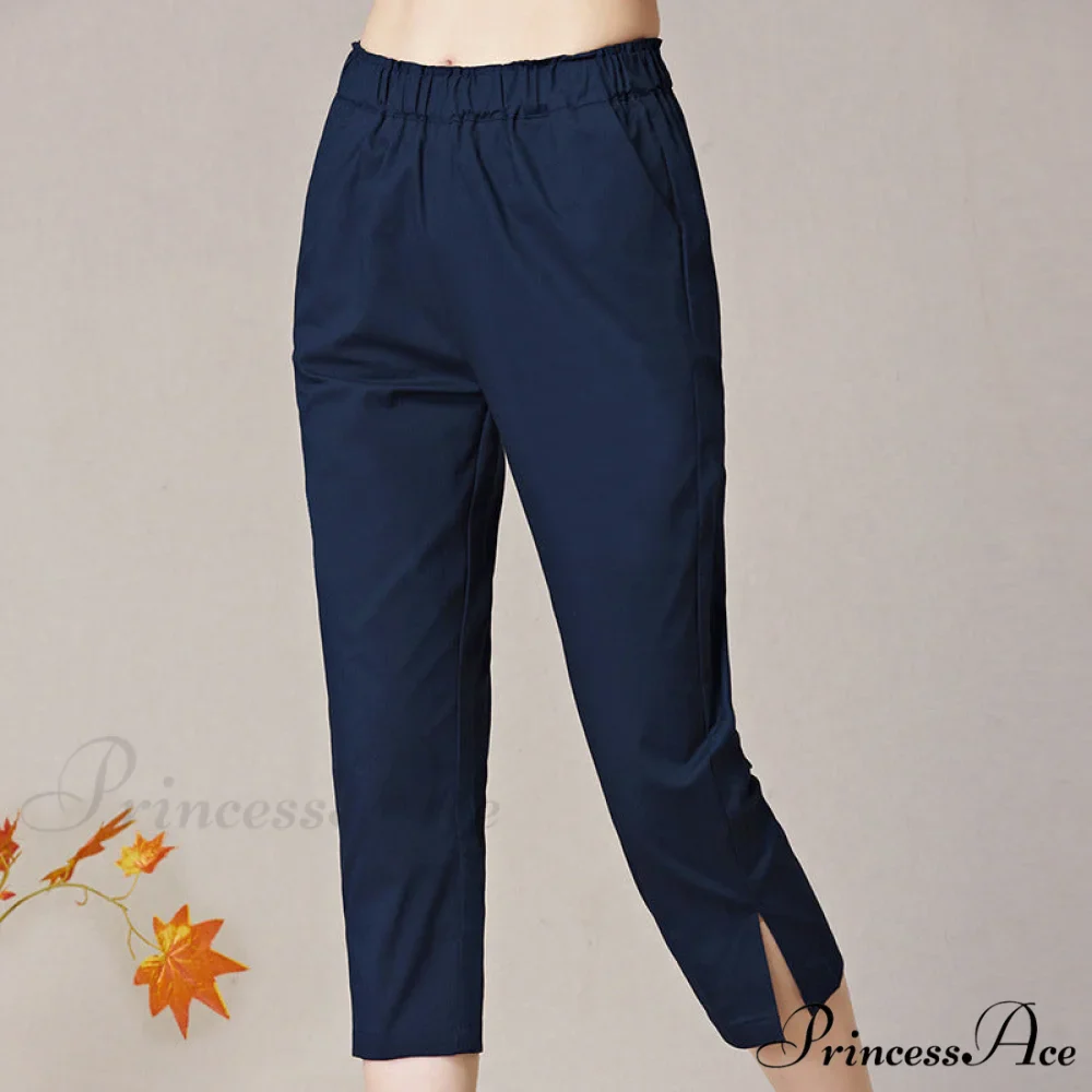 Streetwear Female Candy Color Capris Pants - Image 4