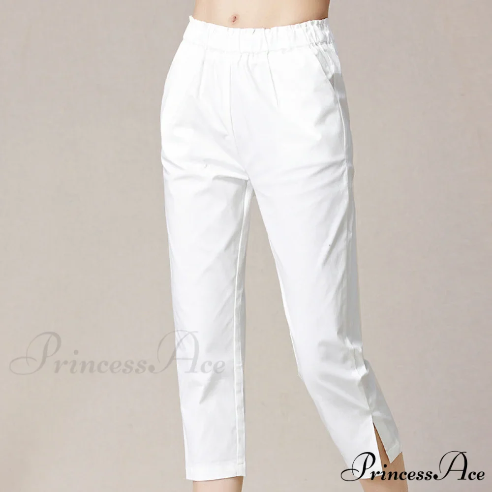 Streetwear Female Candy Color Capris Pants - Image 5