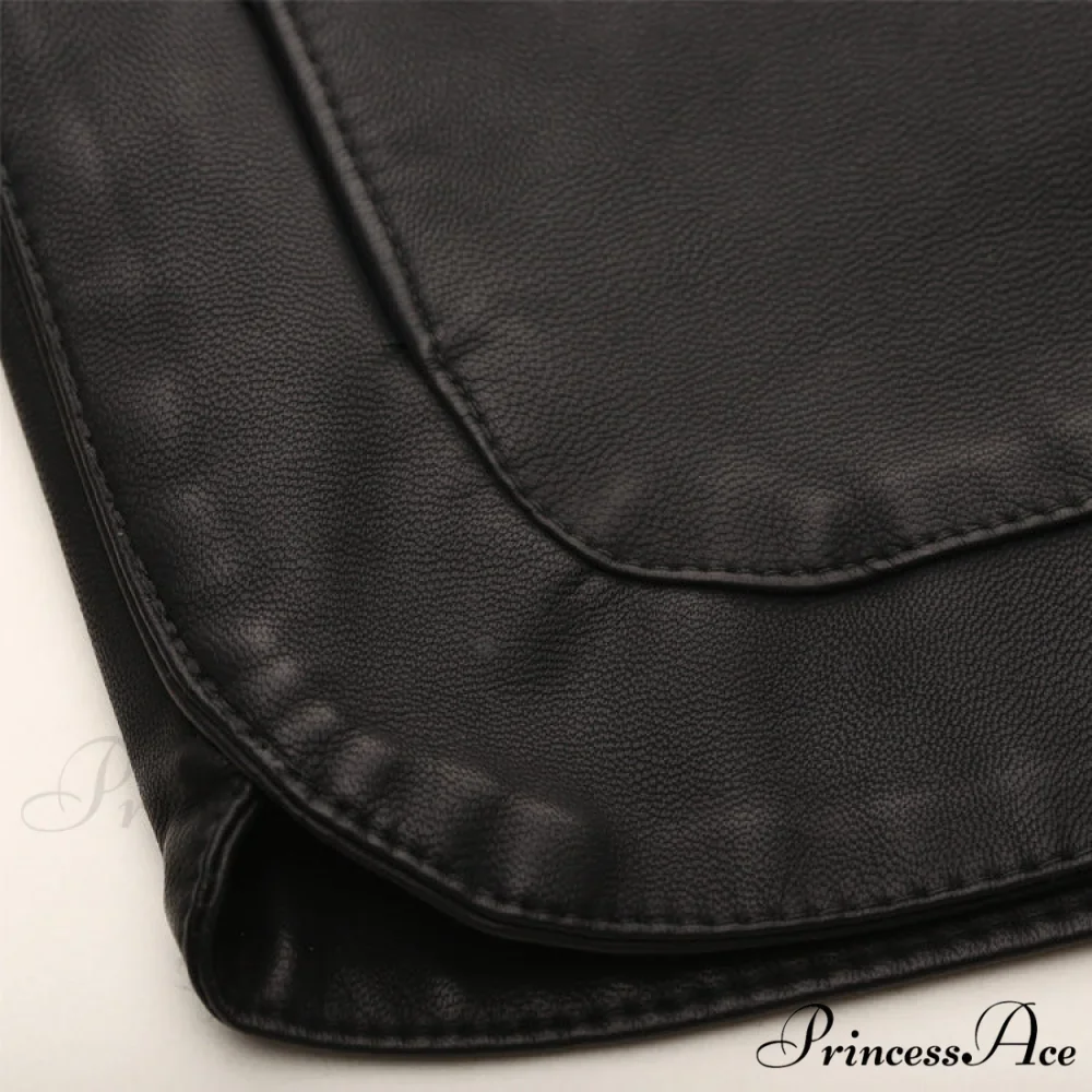 Fashion PU Leather Shorts - Image 3