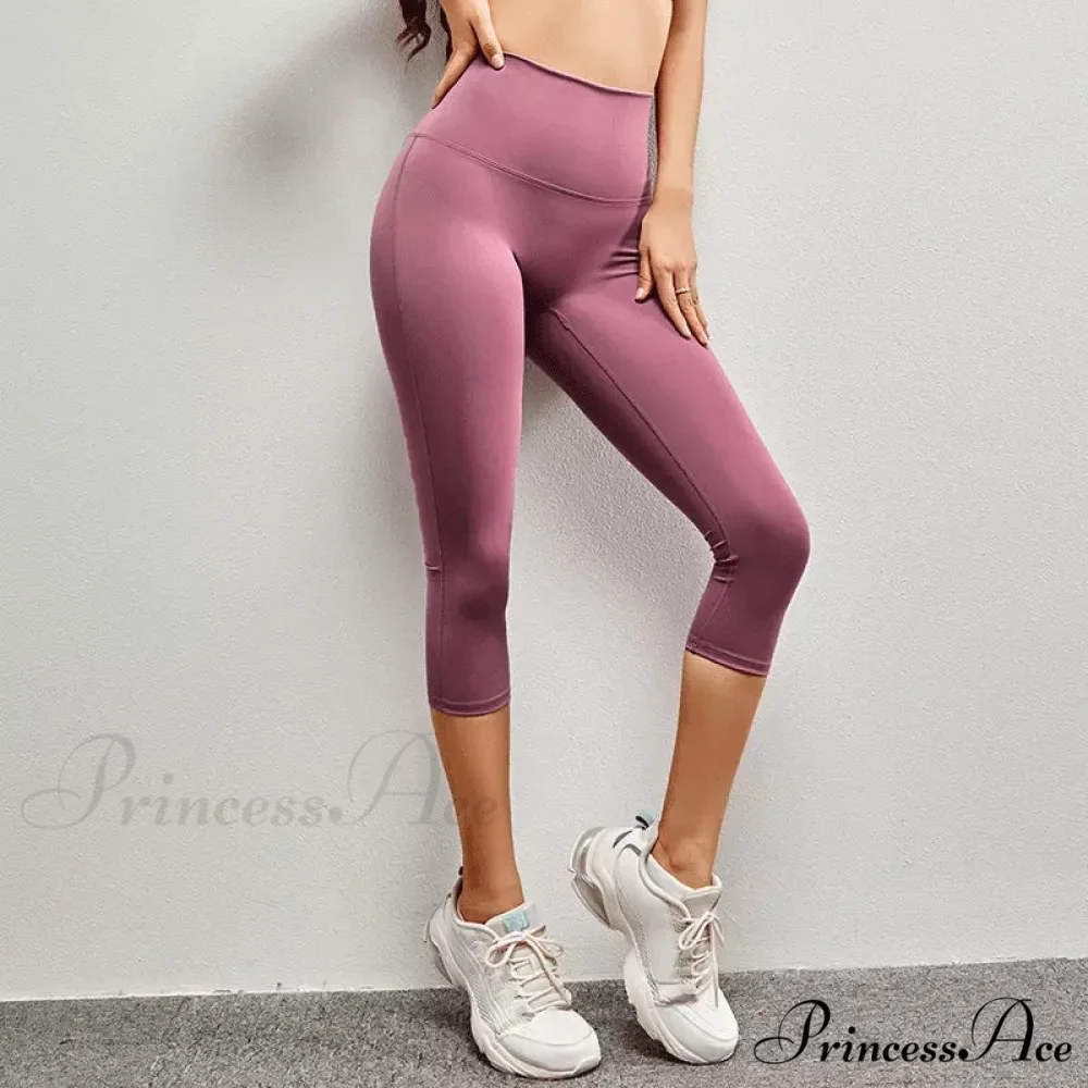 Yoga Pants Elastic High Waist Sport Leggings - Image 5