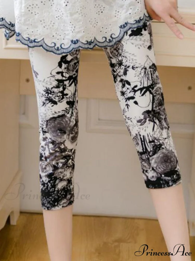 Sportswear Mujer Print Capris Pants - Image 13
