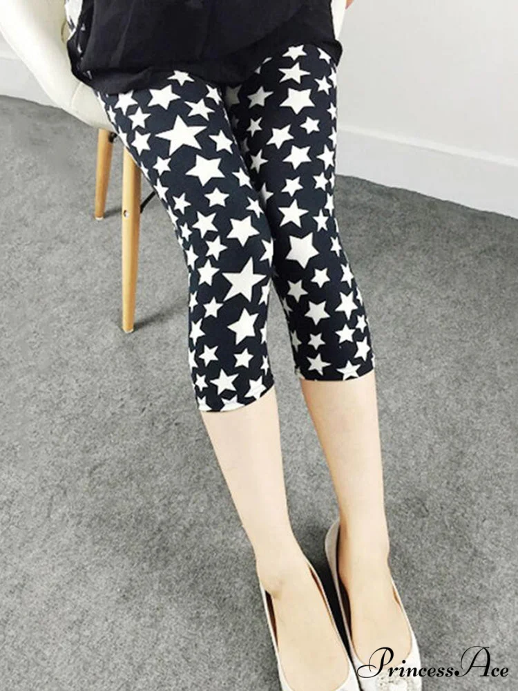 Sportswear Mujer Print Capris Pants - Image 17