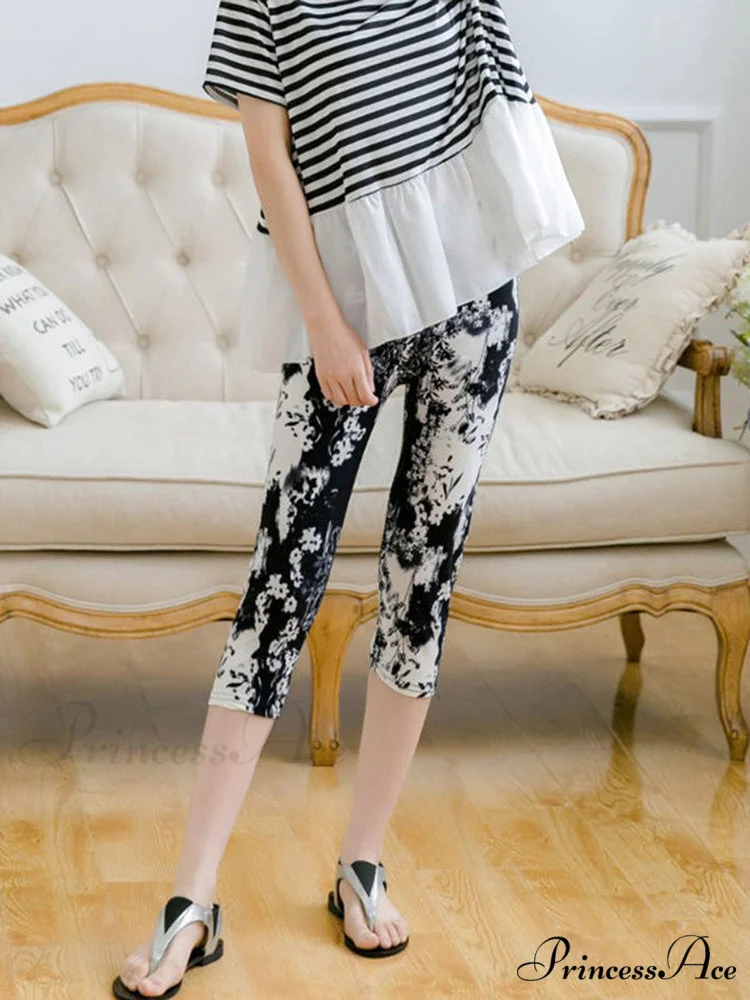 Sportswear Mujer Print Capris Pants - Image 21