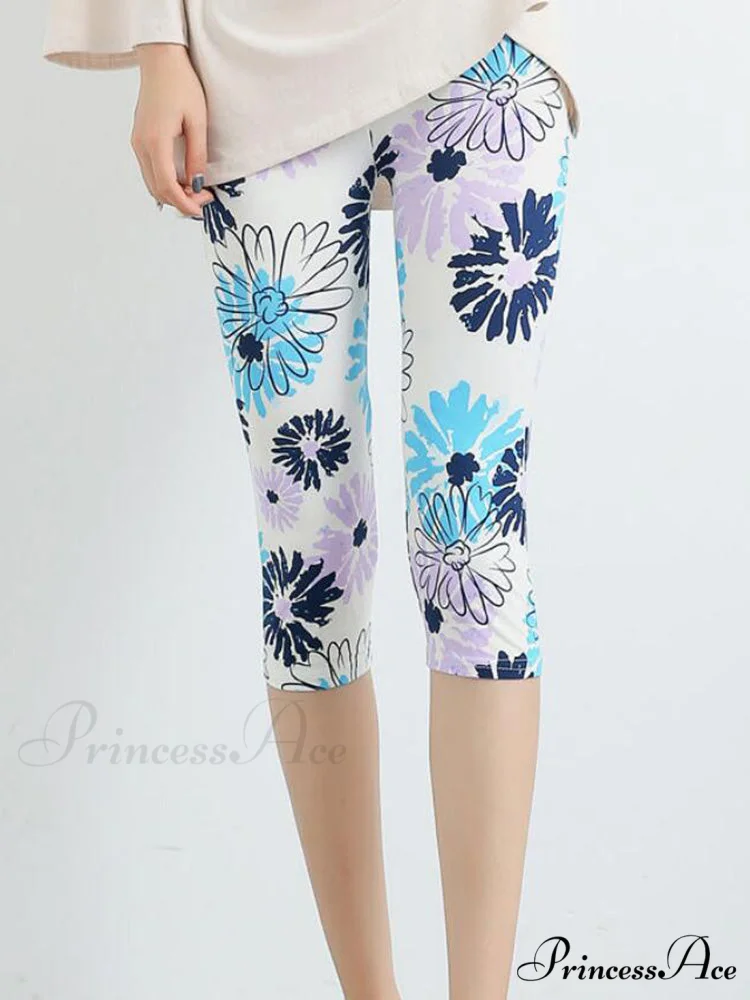 Sportswear Mujer Print Capris Pants - Image 23