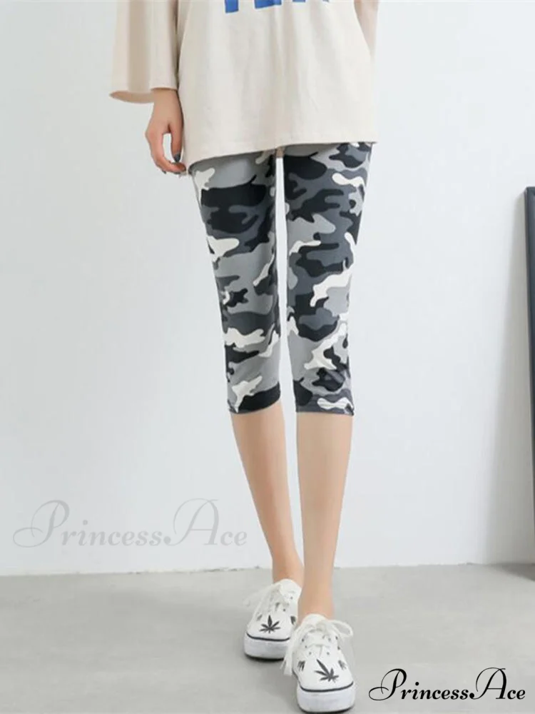 Sportswear Mujer Print Capris Pants - Image 25