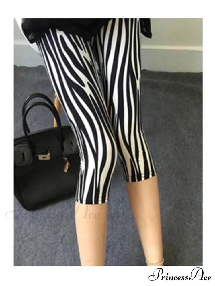Sportswear Mujer Print Capris Pants - Image 26