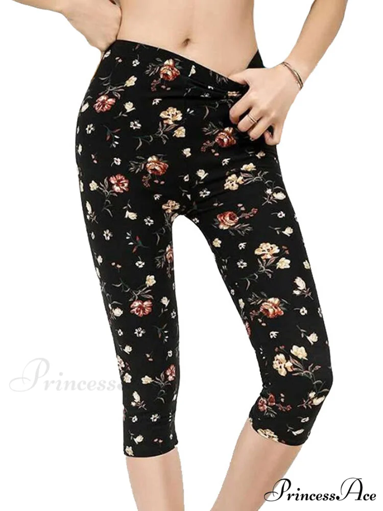 Sportswear Mujer Print Capris Pants - Image 4