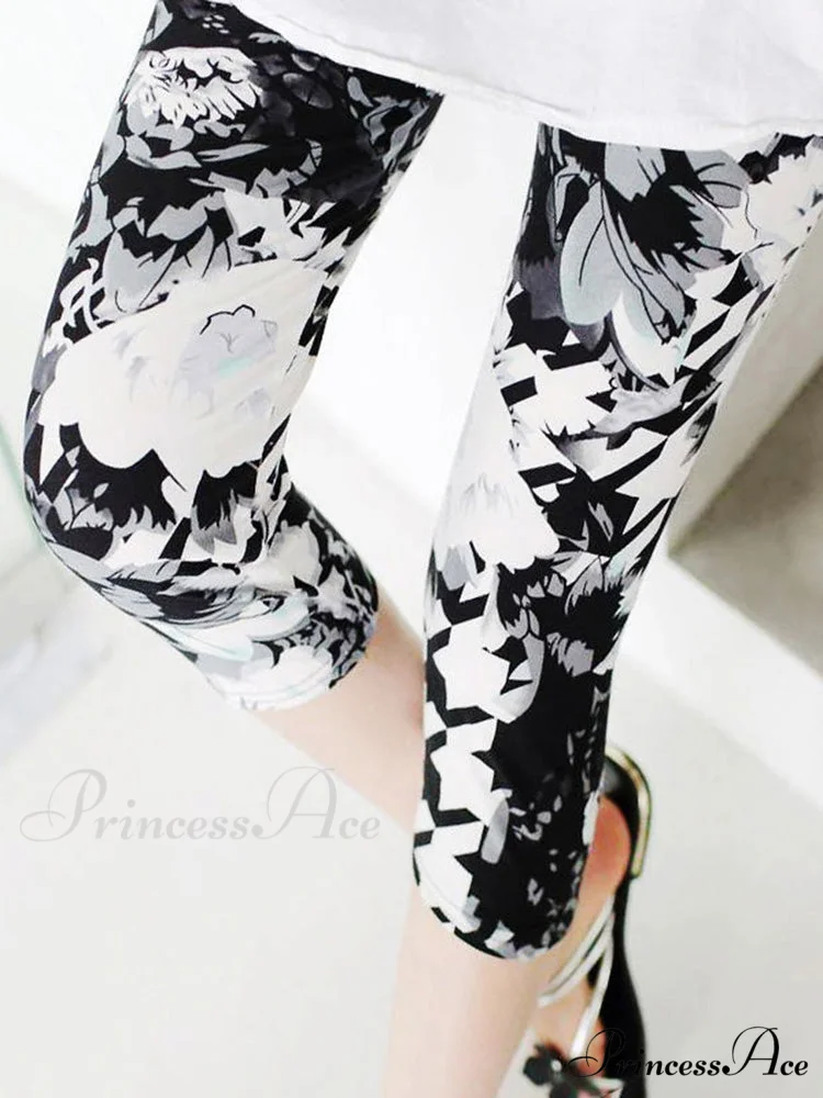 Sportswear Mujer Print Capris Pants - Image 6