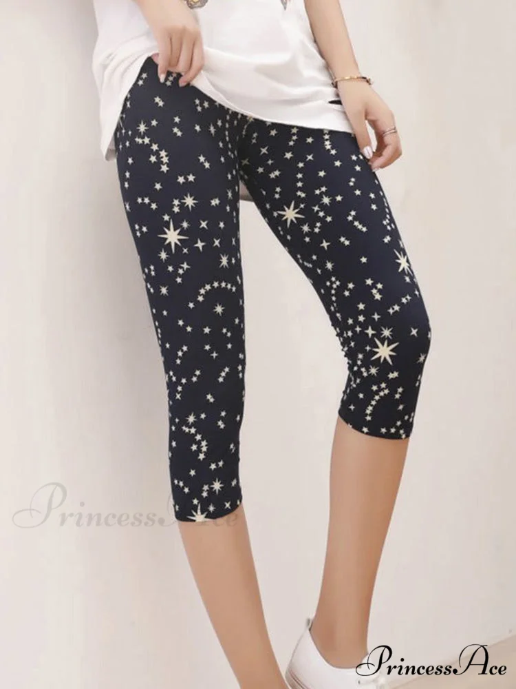 Sportswear Mujer Print Capris Pants - Image 7