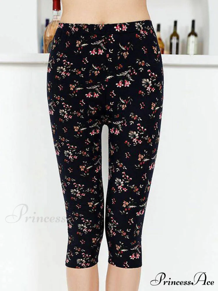 Sportswear Mujer Print Capris Pants - Image 9
