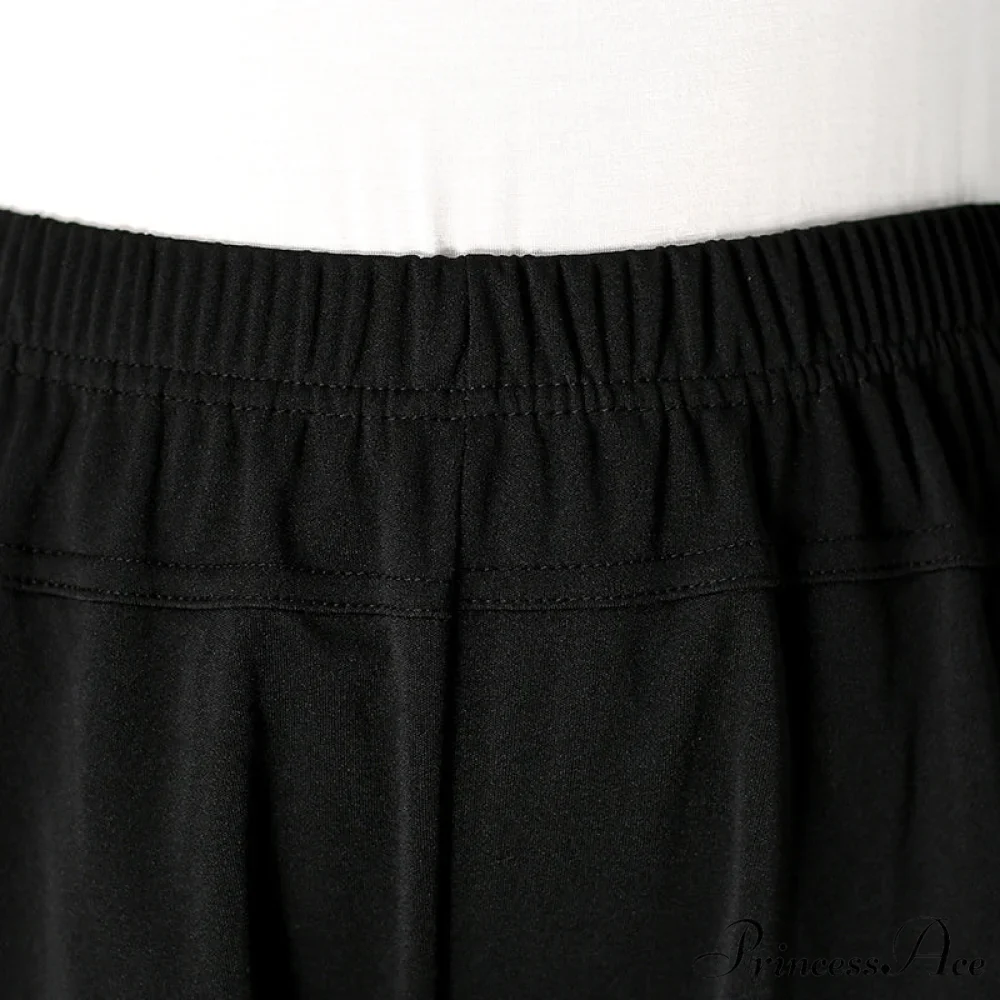 Loose Casual Elastic Capris Pants - Image 3