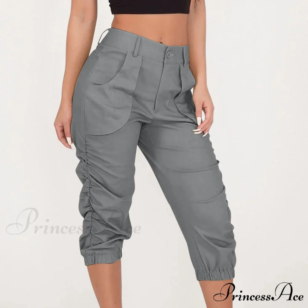 Fashion Casual Jogger Capris Pants - Image 10