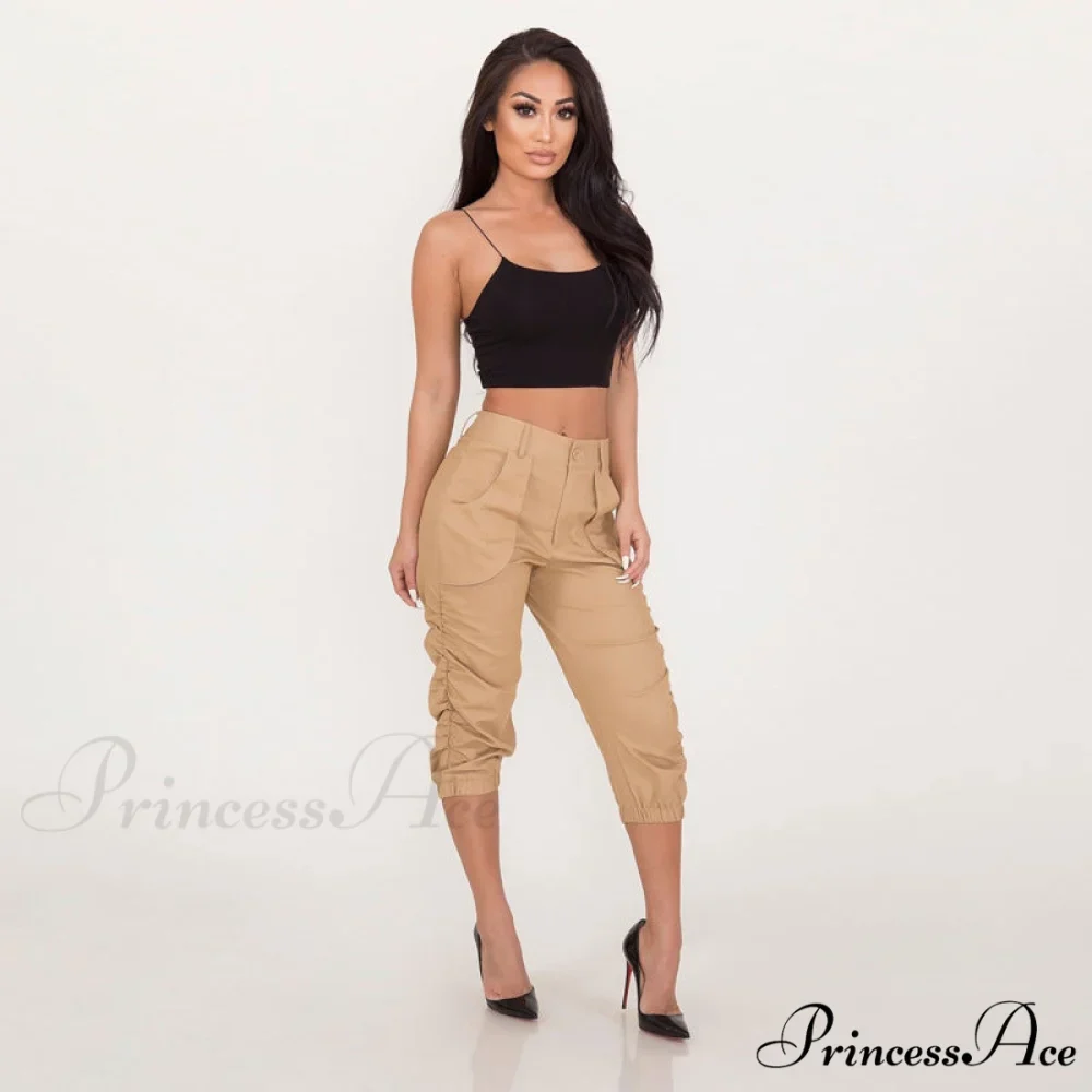 Fashion Casual Jogger Capris Pants - Image 12