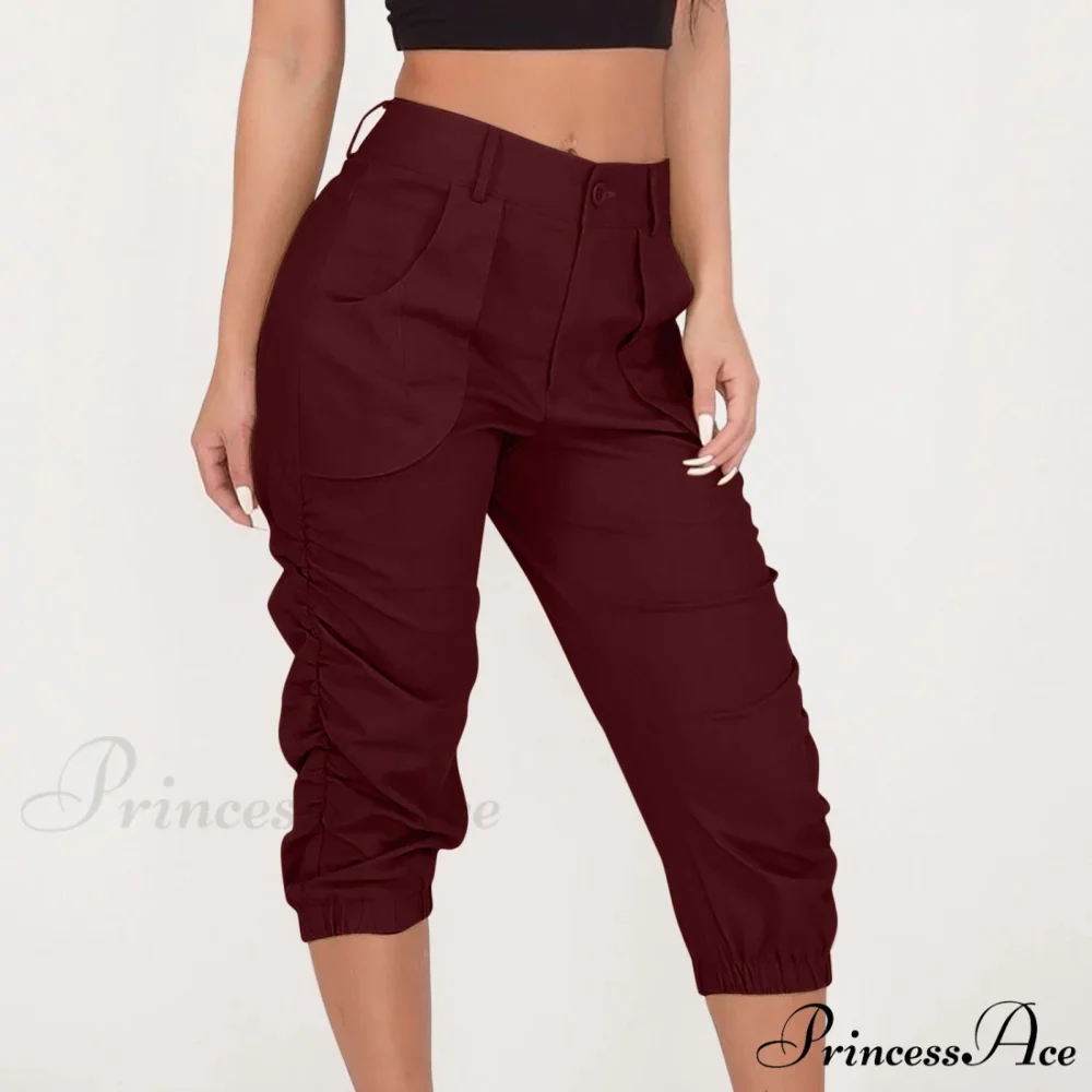 Fashion Casual Jogger Capris Pants - Image 13