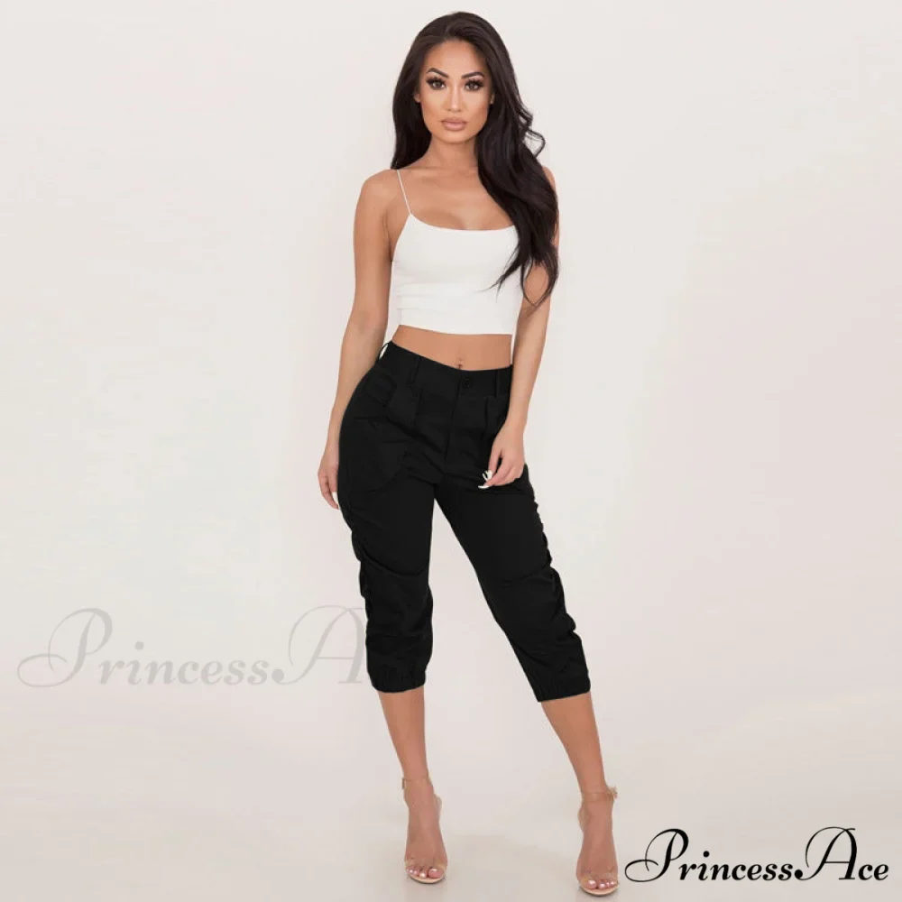 Fashion Casual Jogger Capris Pants - Image 8