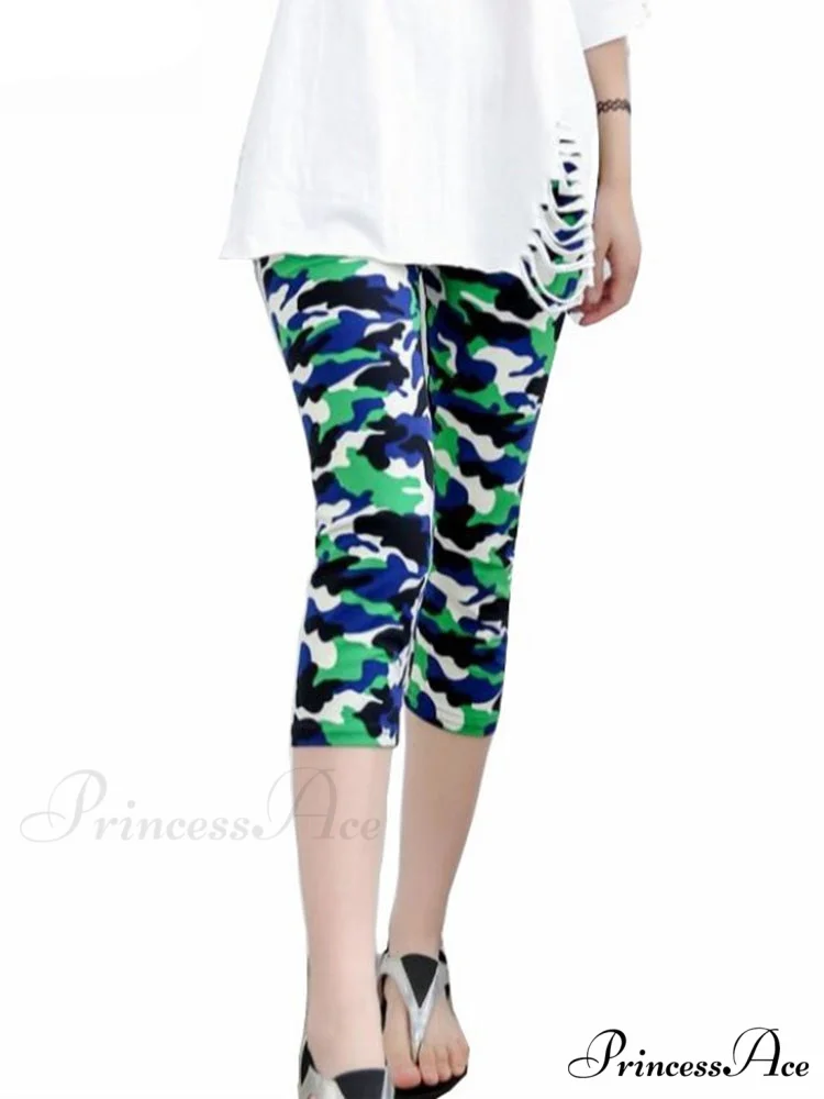 Camouflage Leggings Fitness Capris Pants - Image 2