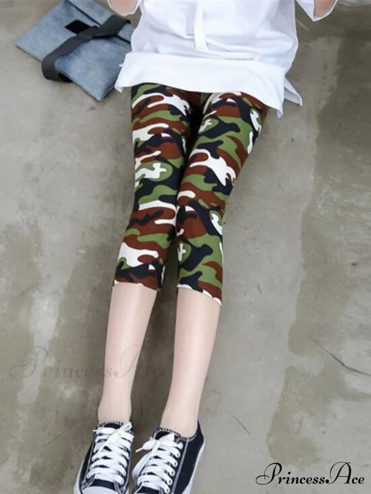 Camouflage Leggings Fitness Capris Pants - Image 6