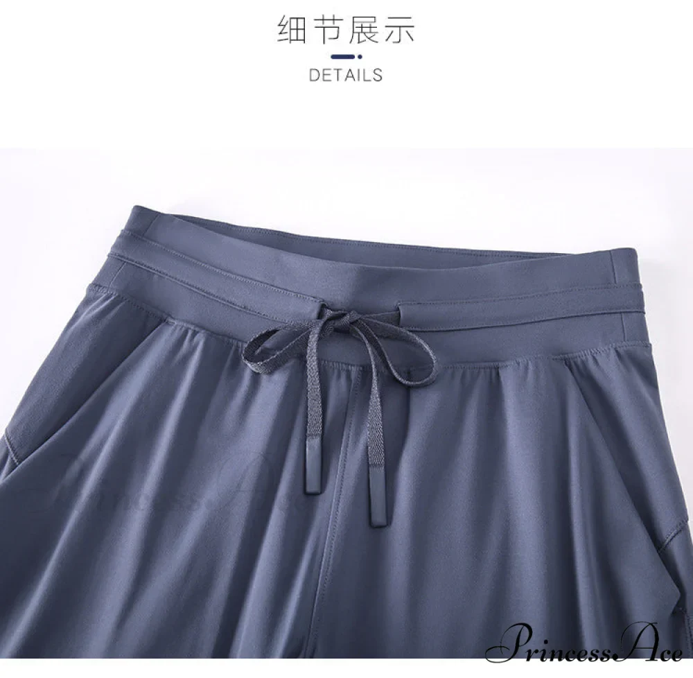 Crop Running Active Lounge Jogger Capris Pants - Image 3