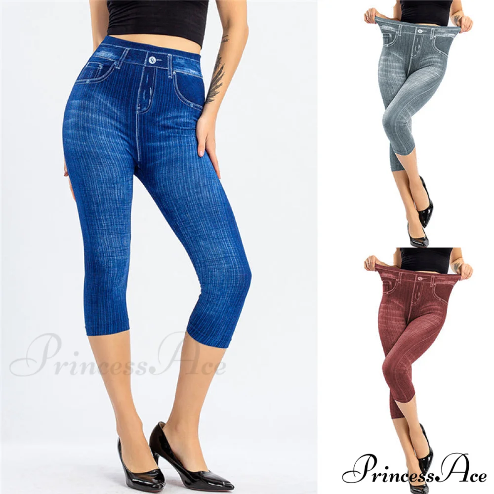 Fashion High Waist Skinny Jeans - Image 2