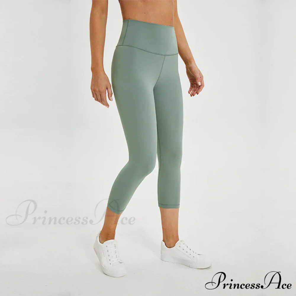 Yoga Crop High Waist Sports Capris Leggings - Image 18