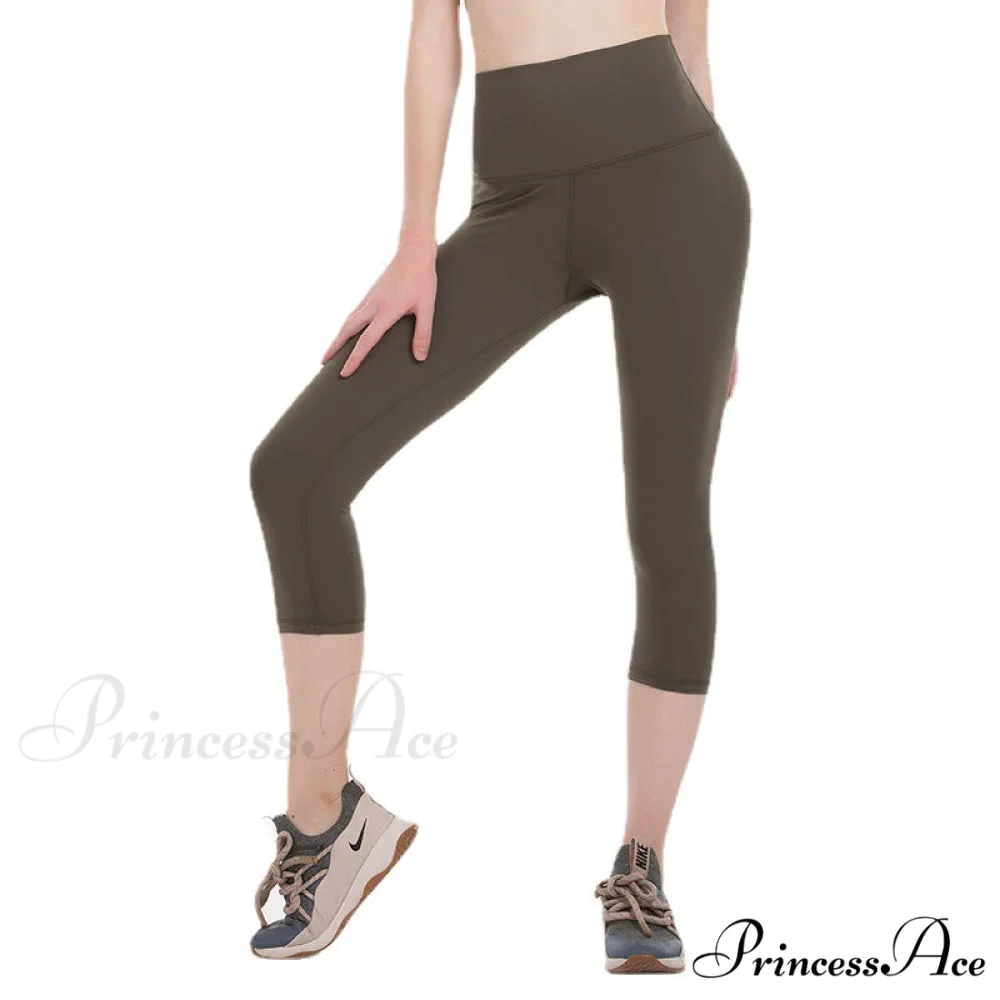Yoga Crop High Waist Sports Capris Leggings - Image 5