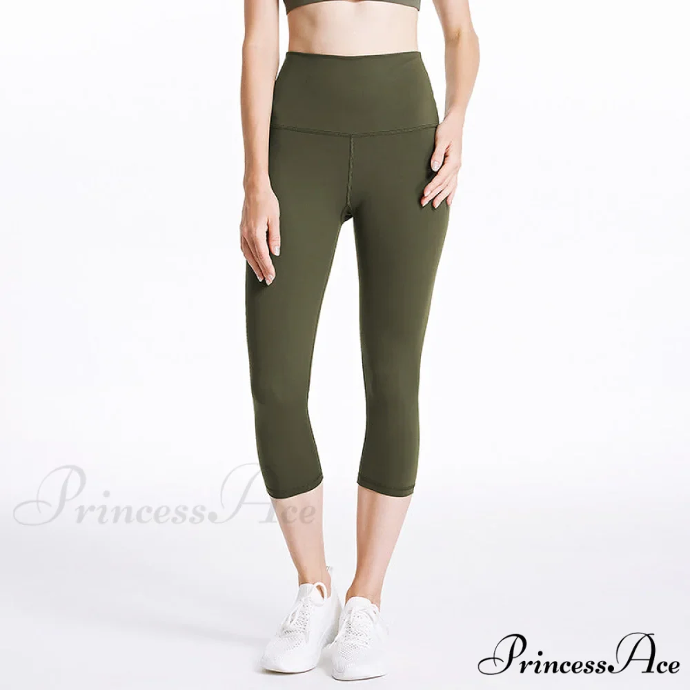 Yoga Crop High Waist Sports Capris Leggings - Image 7