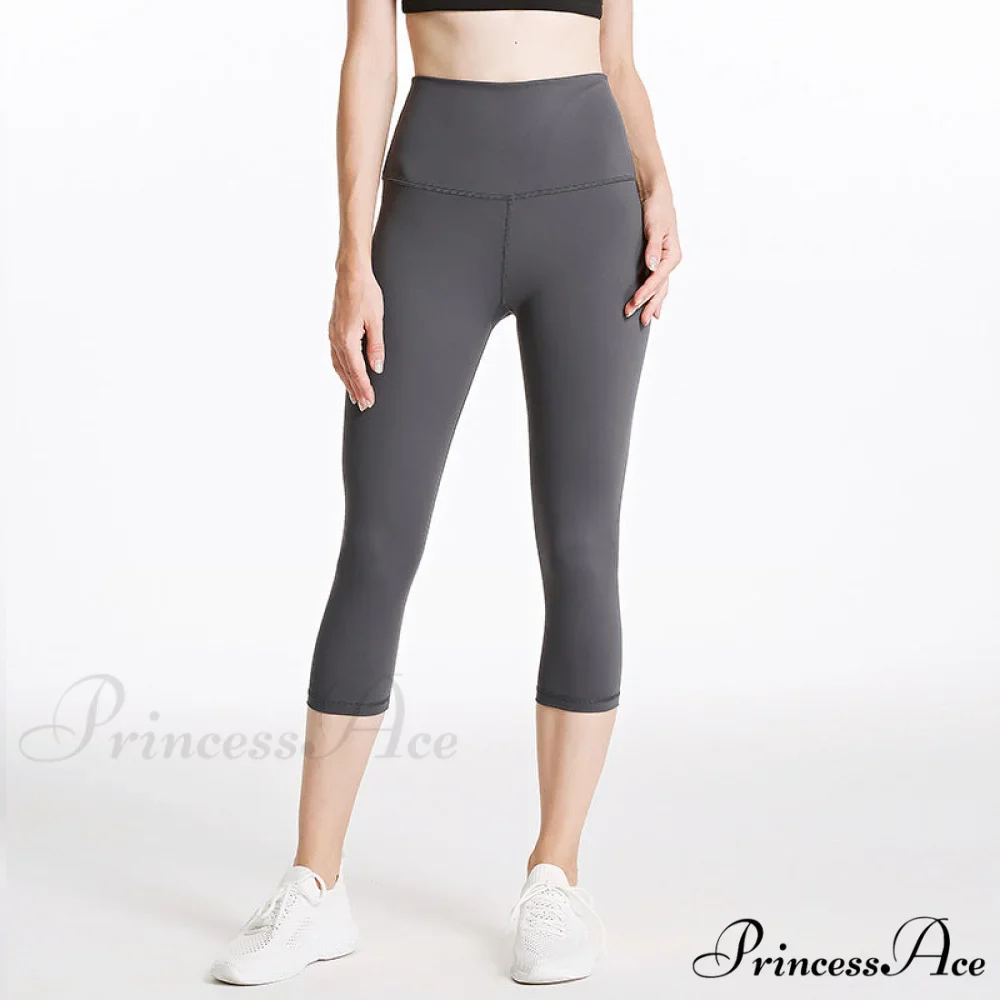 Yoga Crop High Waist Sports Capris Leggings - Image 8