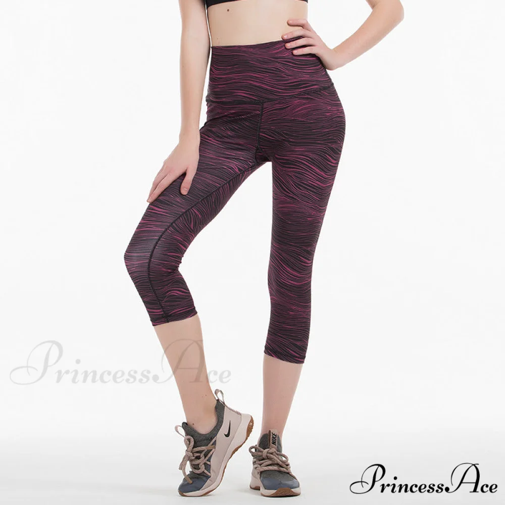 Yoga Crop High Waist Sports Capris Leggings - Image 9
