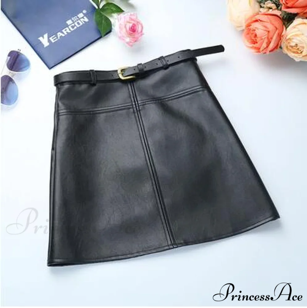 Women New Trend PU Leather Pencil Skirt - Image 5